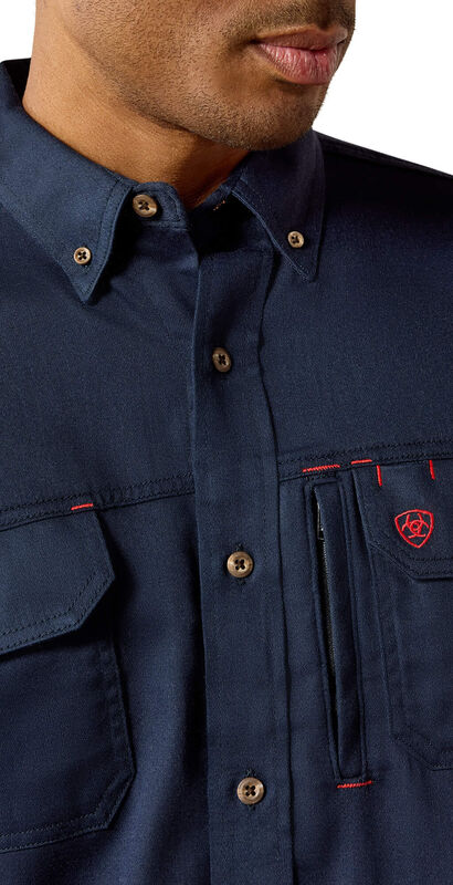 FR Solid Vent Work Shirt 01